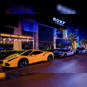 Exclusive Ferrari Parade Revs Up Roxy Cinemas Boxpark In Celebration Of