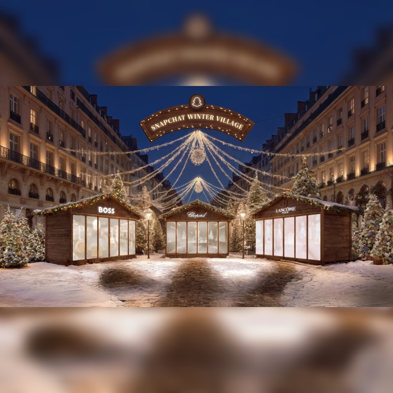 The Snapchat Winter Village: The Chicest Holiday Shopping Experience… In Augmented Reality