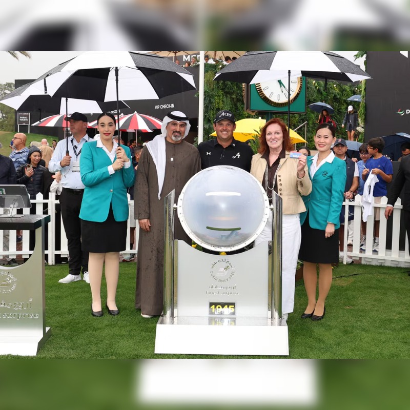 German National Wins BMW car at the Hero Dubai Desert Classic