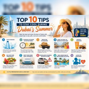 Top 10 Tips To Stay Cool During Dubai’s Summer