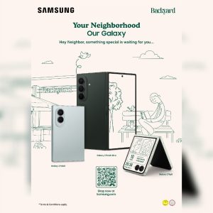 Your Neighborhood, Our Galaxy: Samsung And Backyard Launch Limited-Time Green Galaxy Collaboration